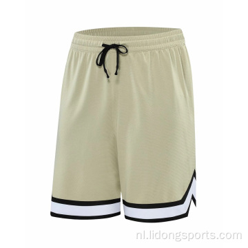 Ademvolle heren basketbal shorts heren workout shorts